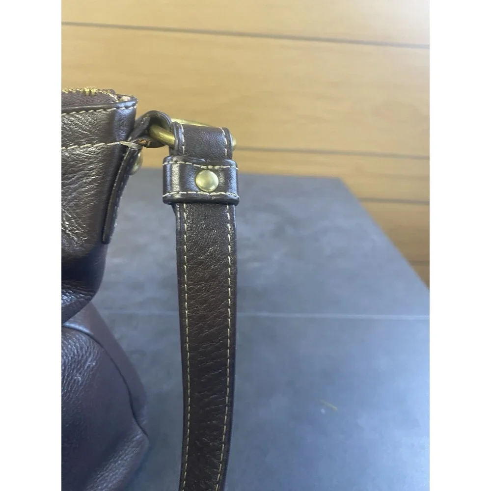 Coach Penelope Brown Leather Purse F19045